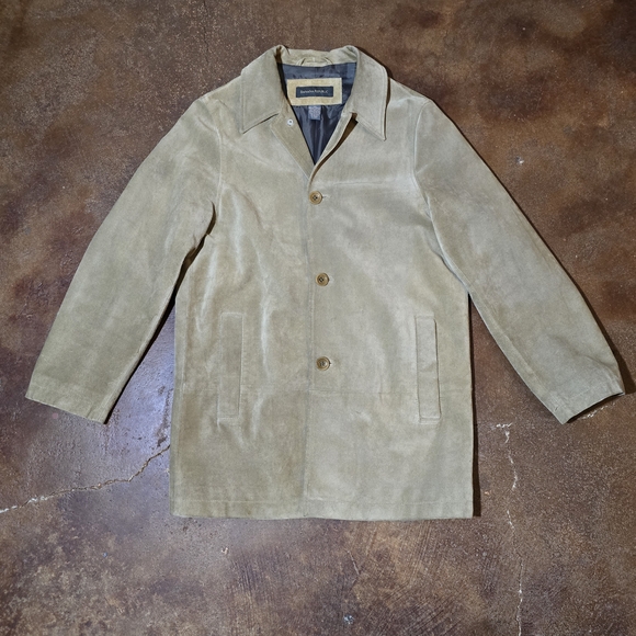 Banana Republic Other - Banana Republic Vintage Heavy Suede Leather Jacket Size XS